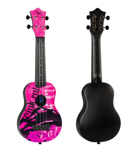 FLIGHT ULTRA TRAVEL SOPRANO UKULELE - PINK RULES