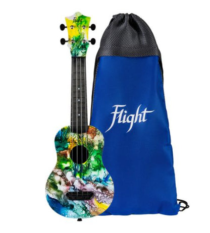 FLIGHT ULTRA TRAVEL SOPRANO UKULELE - UNDERWATER