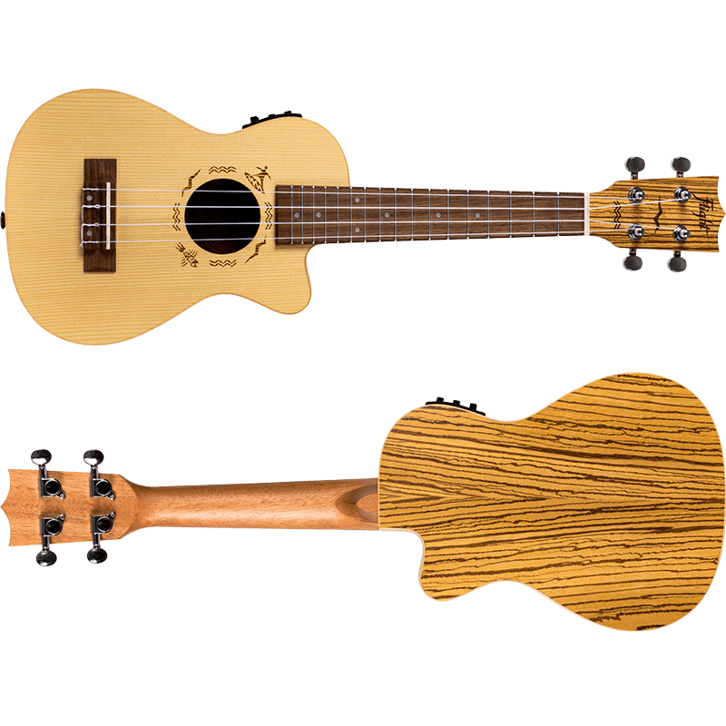 Flight DUC328CEQ Electro Concert Ukulele Zeb B&amp;S