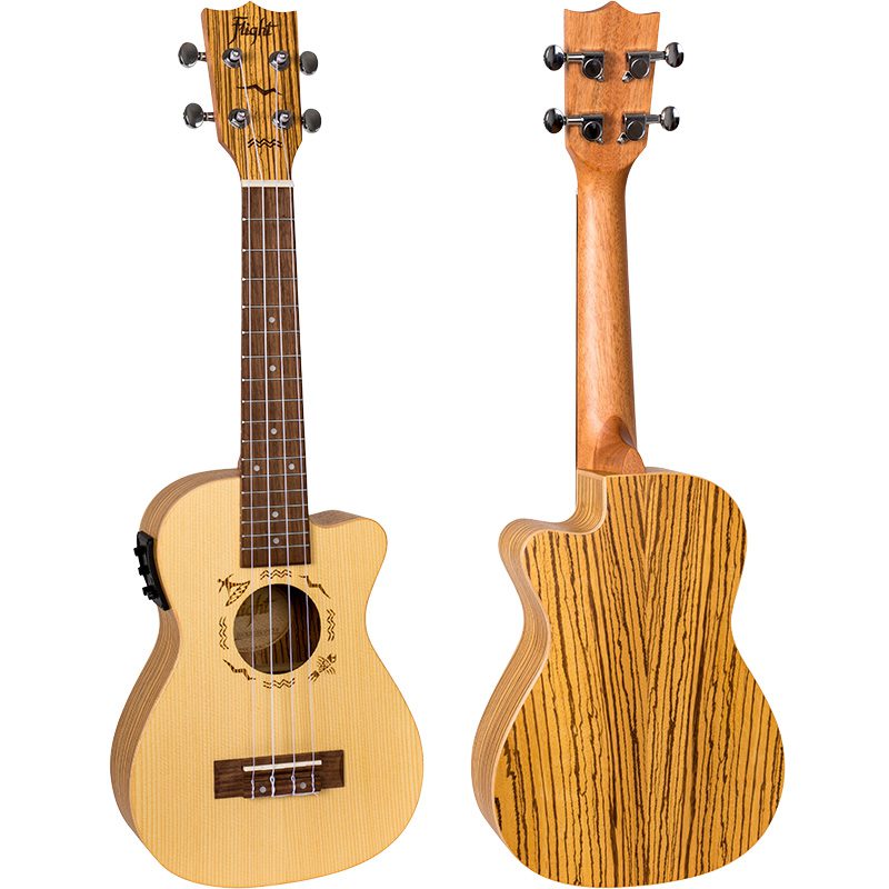 Flight DUC328CEQ Electro Concert Ukulele Zeb B&amp;S