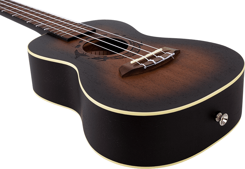 Flight Gemstone DUC380 Concert Ukulele Amber