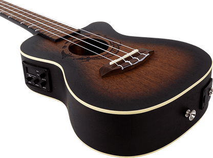 Flight Gemstone DUC380 Electro Concert Ukulele - Amber