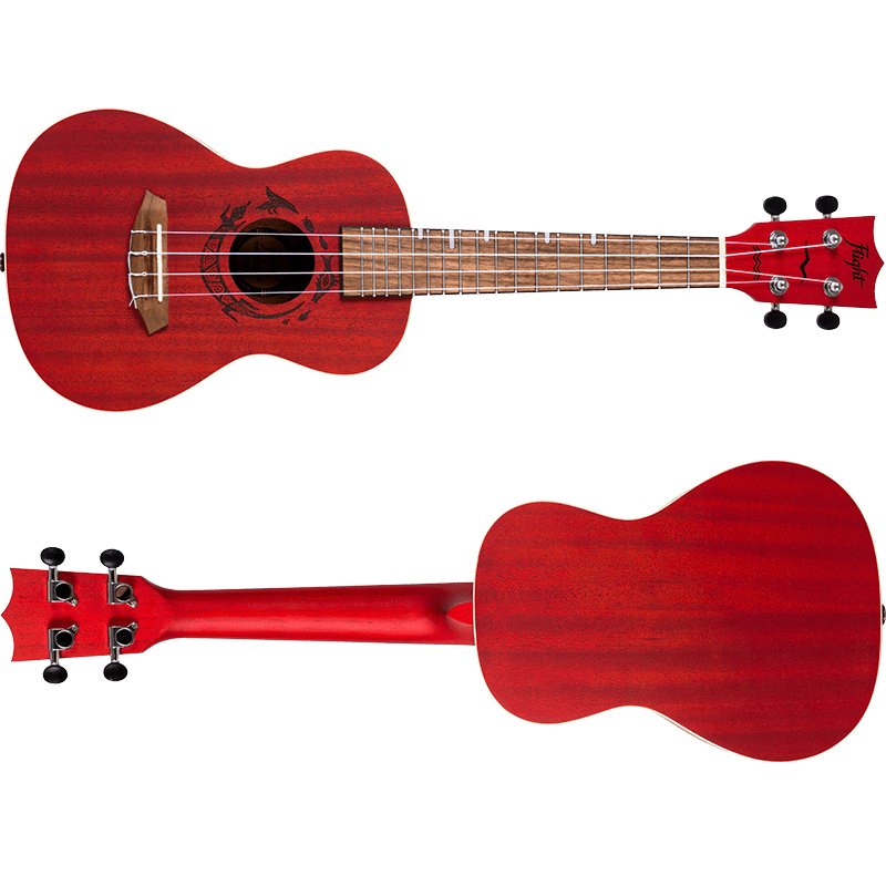 Flight Gemstone DUC380 Concert Ukulele Coral