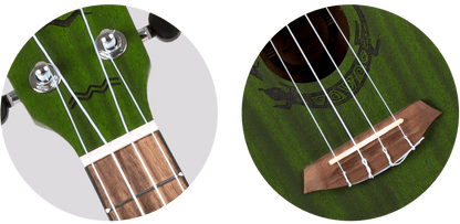 Flight Gemstone DUC380 Concert Ukulele - Jade