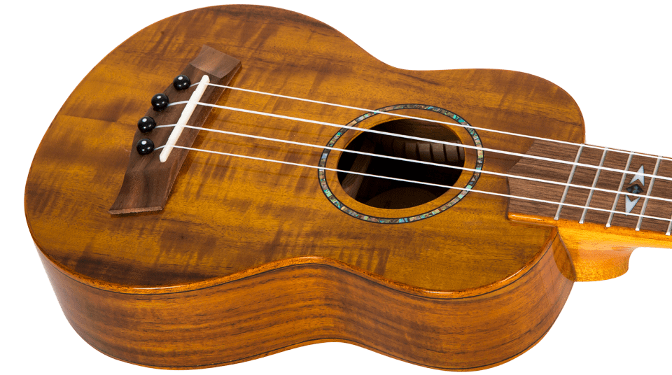 Flight DUS445 Soprano Acacia Ukulele With Bag