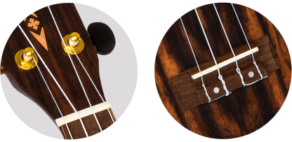 Flight DUS460 Soprano Ukulele Amara With Bag