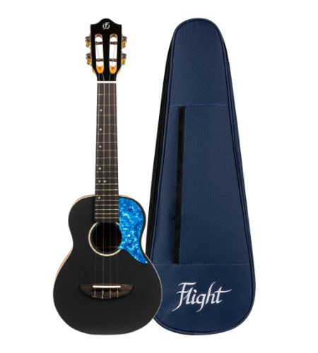 Flight Iris Concert Ukulele - Black