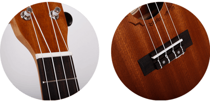 Flight NUS310 Soprano Ukulele Sapele