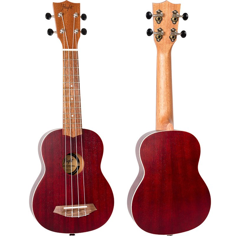 Flight Gemstone NUS380 Soprano Ukulele Coral With Bag