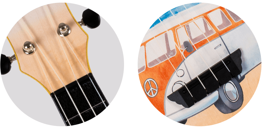 Flight TUS25 ABS Travel Ukulele Bus/Campervan