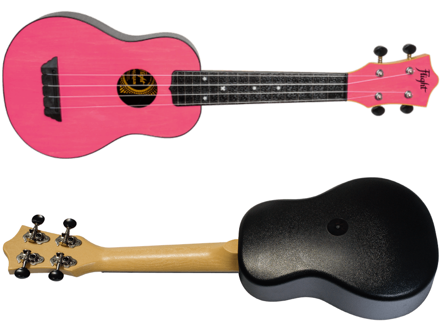 Flight TUS35 ABS Travel Ukulele Pink