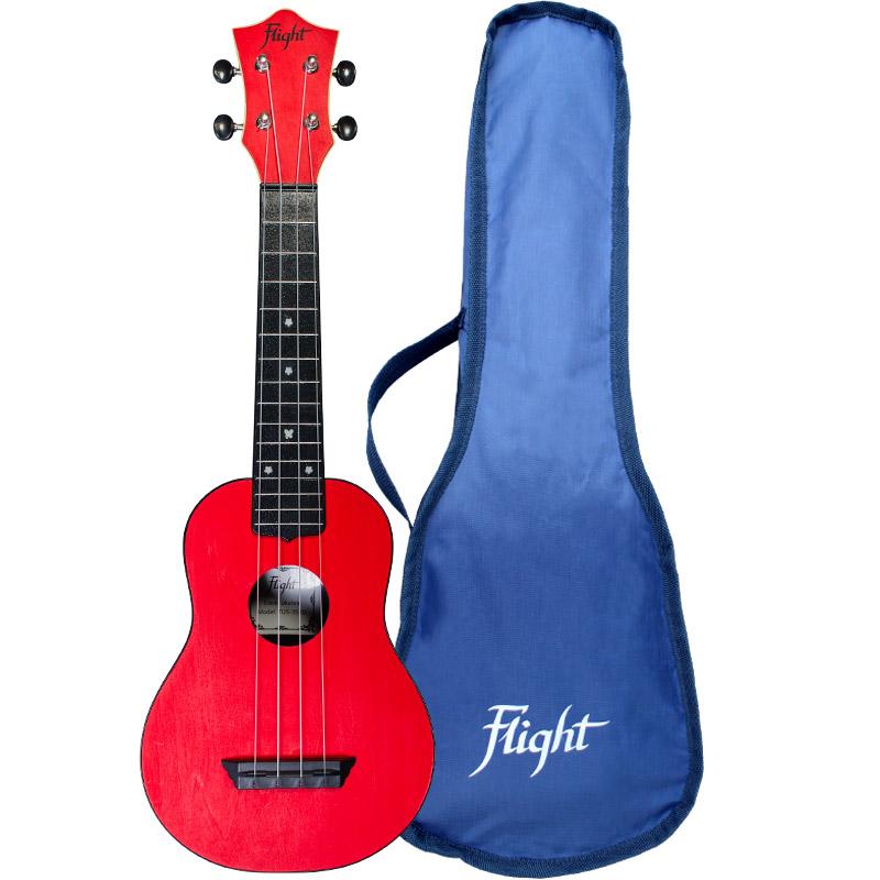 Flight TUS35 ABS Travel Ukulele Red