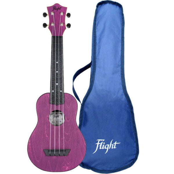 Flight TUS35 Travel Soprano Ukulele - Purple