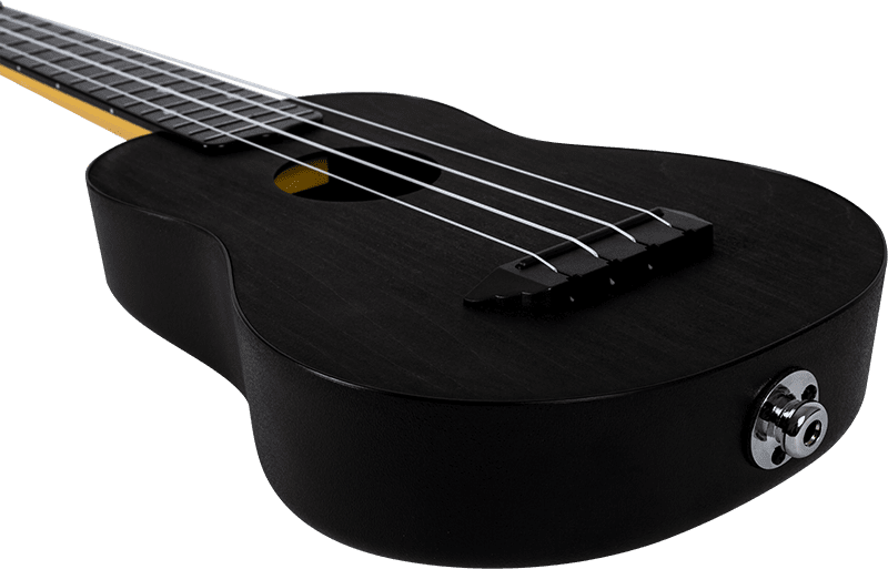 Flight TUS35E Travel Electro Ukulele Black