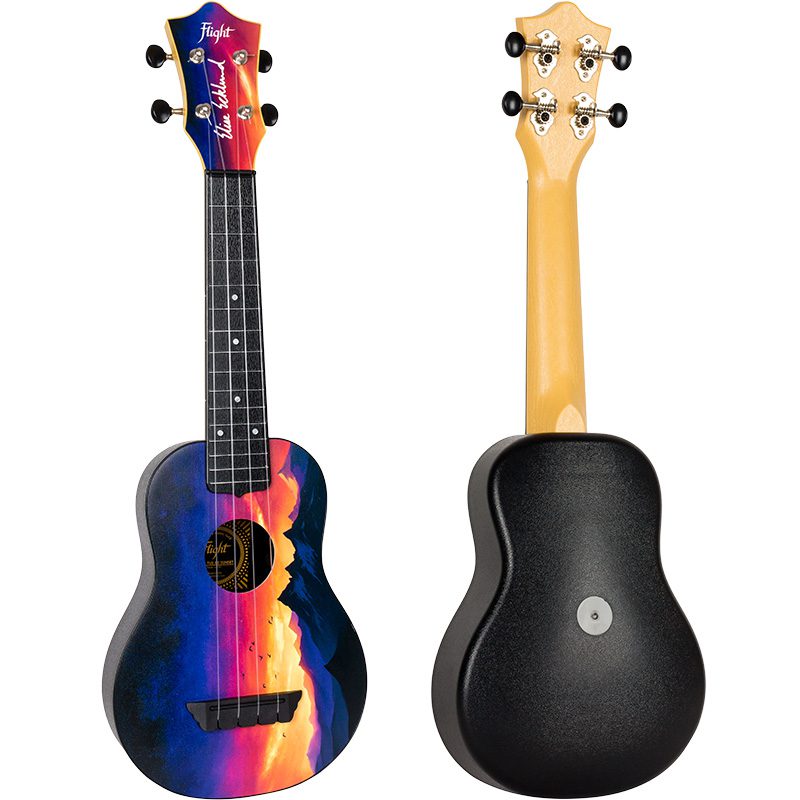 Flight TUSEE Elise Ecklund Sunset Travel Uke Bundle