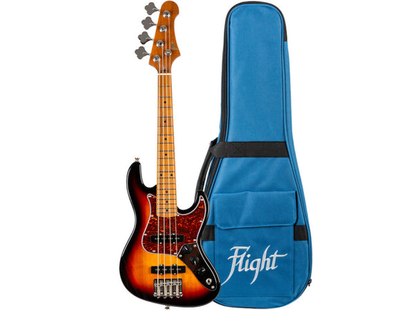Flight Mini J Bass - Sunburst Ukulele