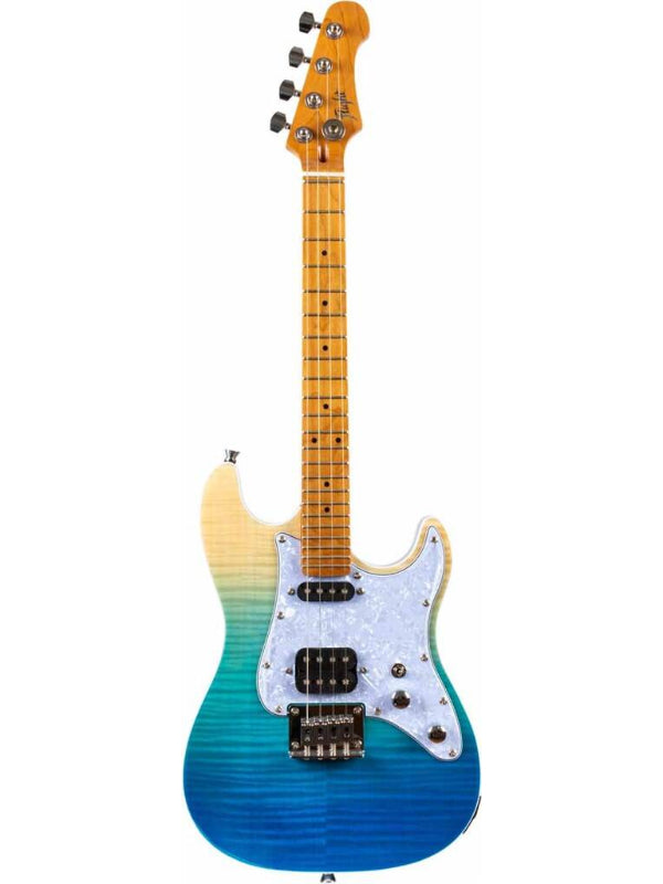 Flight Pathfinder Tenor Electric Ukulele - Trans Blue