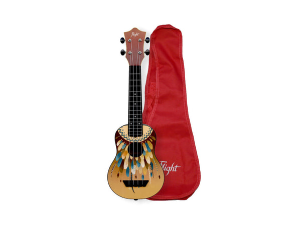 Flight TUS40 Travel Series Soprano Ukulele - Feathers (MR Excl.)