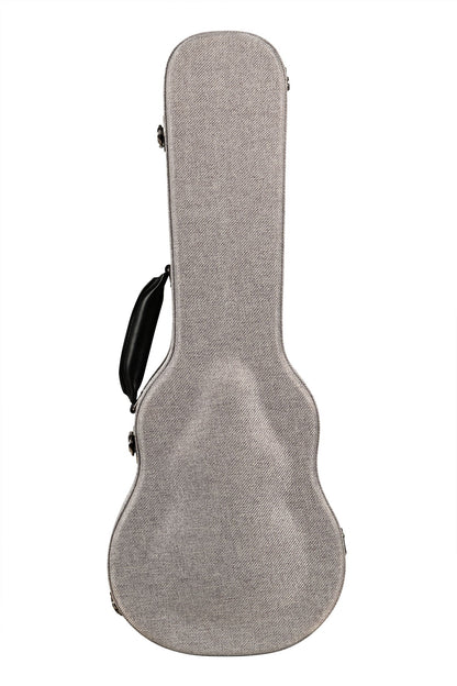 Kala GTB-AT Grey Tweed Archtop Baritone Ukulele Hard Case