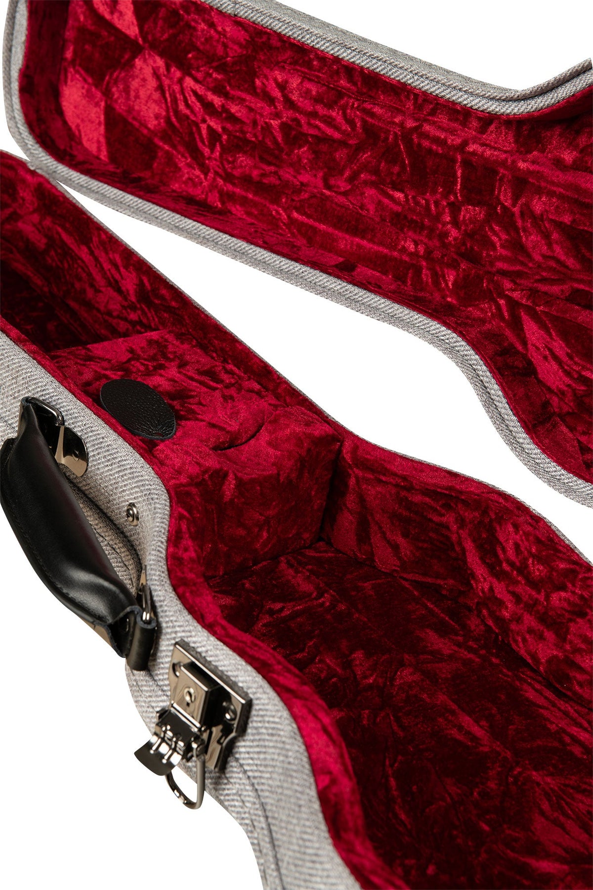 Kala GTB-AT Grey Tweed Archtop Baritone Ukulele Hard Case