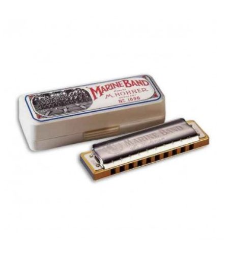 HARMONICA HOHNER MARINE BAND IN B FLAT 1896 20 BB