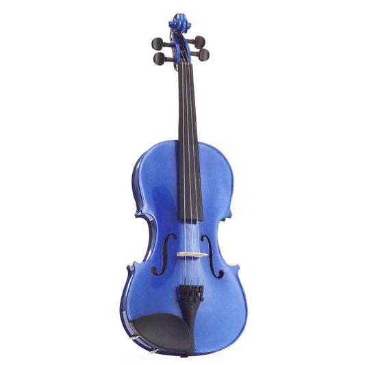 Harlequin violin outfit blue