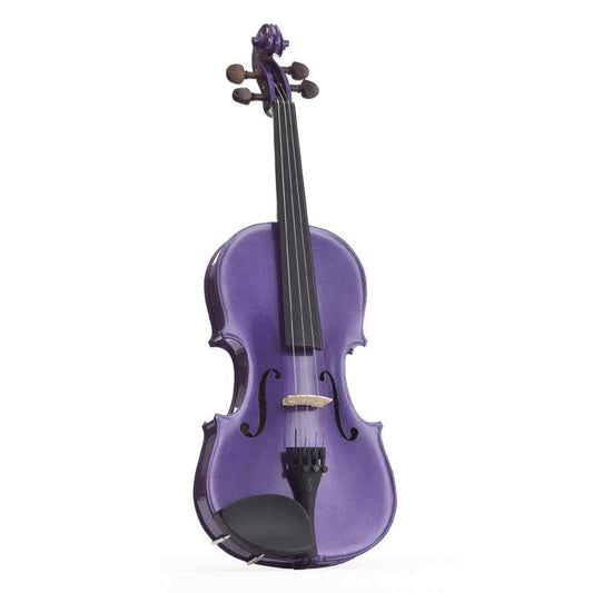 Harlequin violin outfit purple