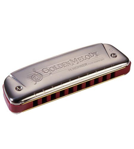 Hohner 542/20 A GOLDEN MELODY Harmonica