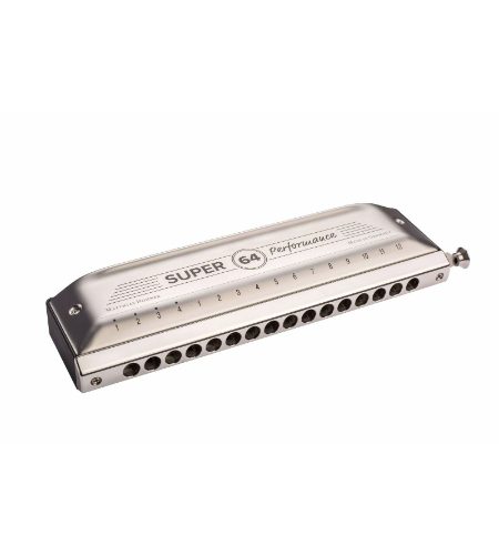 Hohner 7585/64 C SUP.64CHROM MUNDHARMONIKA Harmonica