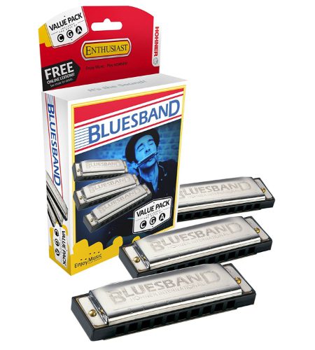 Hohner M559XP BLUES BAND VALUE PACK C-G-A Harmonica