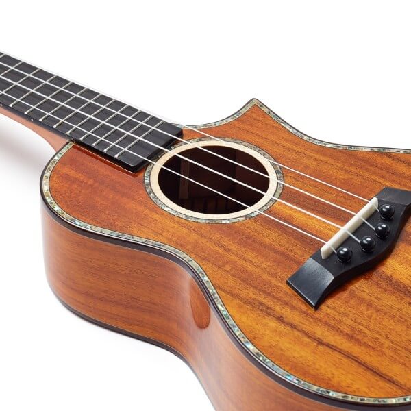 ISUZI ASA-1CEQ All Solid Acacia Electro-Acoustic Concert Ukulele