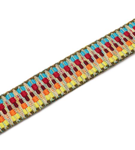 ISUZI UKLL-50 Premium Blue/Yellow Pattern Ukulele Strap