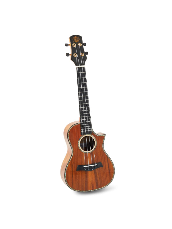 ISUZI ASA-1TEQ All Solid Acacia Electro-Acoustic Tenor Ukulele