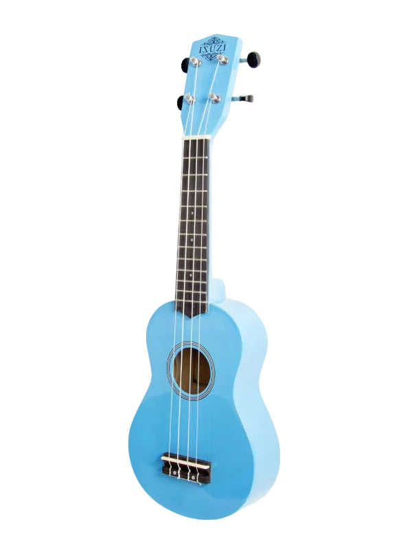 ISUZI LS-BL Blue Soprano Ukulele Free Matching Gig Bag