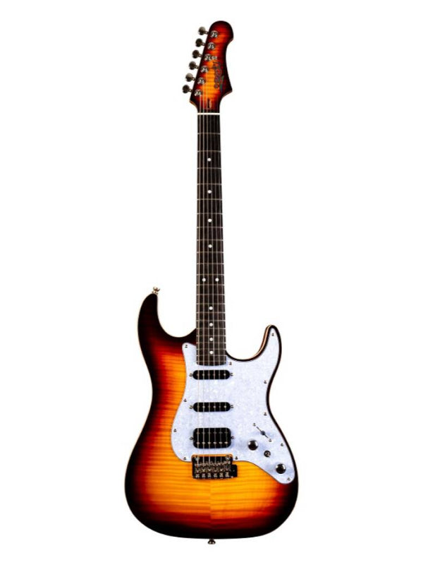 Jet JS600 Electric Guitar - Brown Sunburst