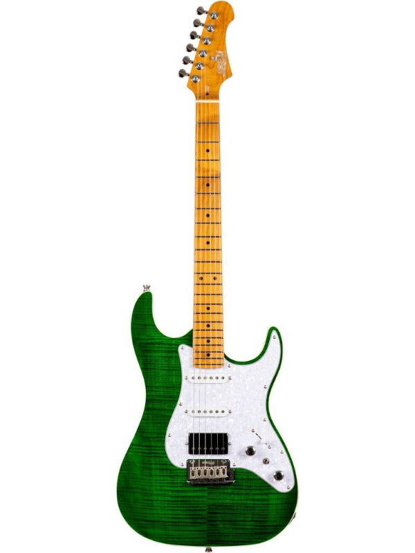 Jet JS600 Electric Guitar - Trans Green