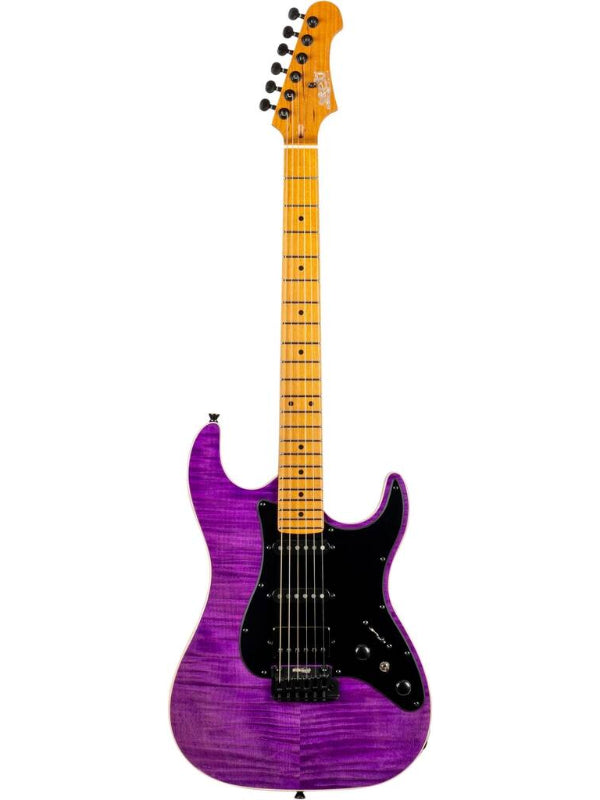Jet JS600 Electric Guitar - Trans Purple