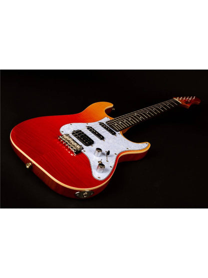 Jet JS600 Electric Guitar - Trans Red