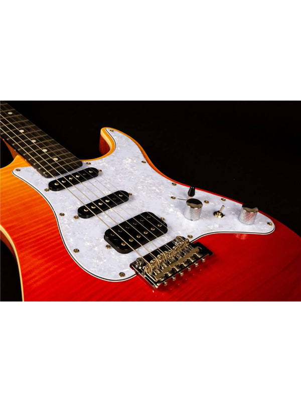 Jet JS600 Electric Guitar - Trans Red