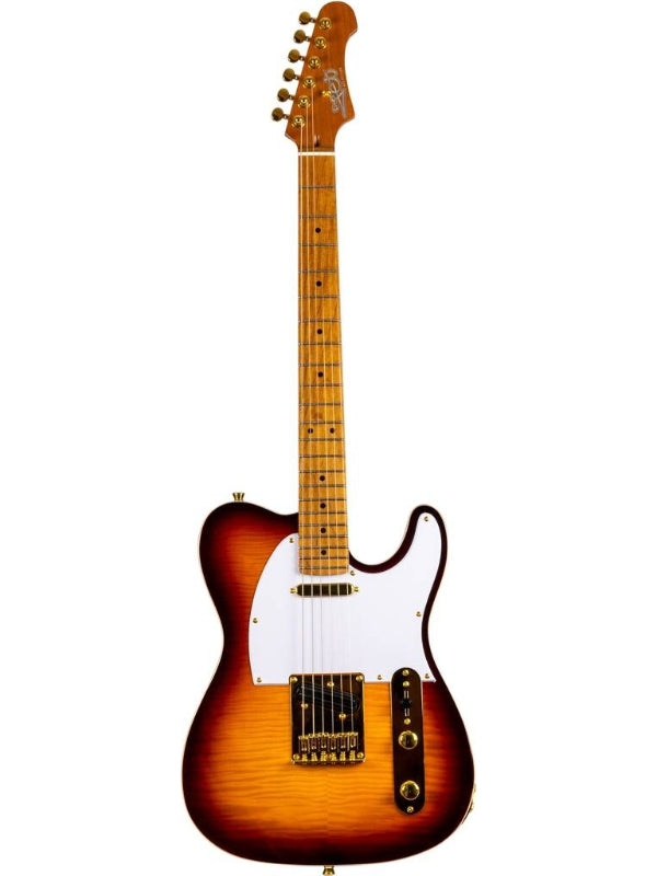 Jet JT600 Electric Guitar - Tobacco Burst