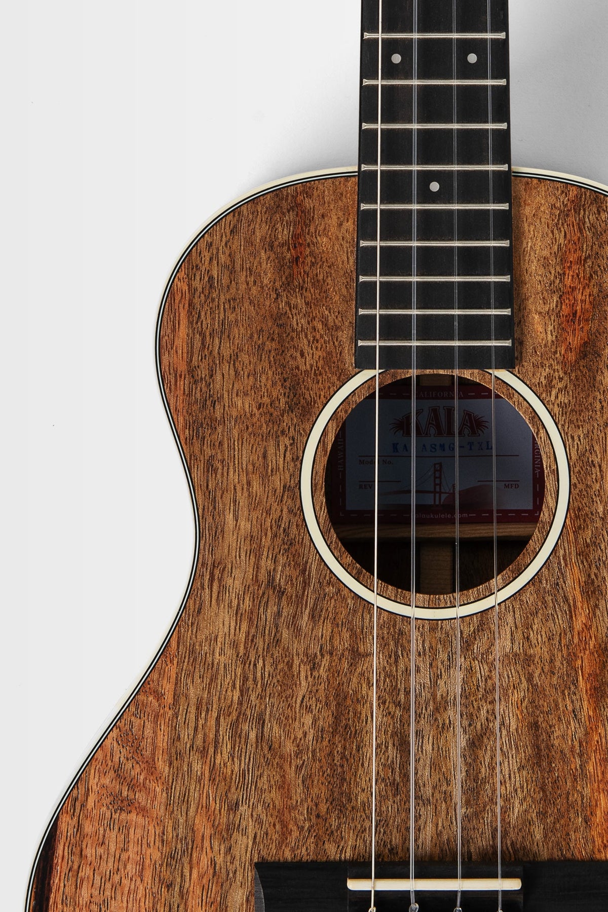 Kala KA-AMNG-TXL All Solid Mango Tenor XL Ukulele With Case
