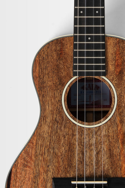 Kala KA-AMNG-TXL All Solid Mango Tenor XL Ukulele With Case