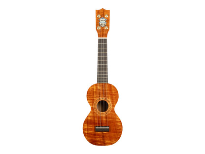 Kala KA-F8-KOA-S Hawaiian Koa Figure 8 Soprano Ukulele