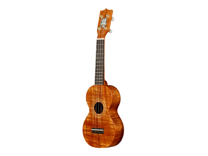 Kala KA-F8-KOA-S Hawaiian Koa Figure 8 Soprano Ukulele