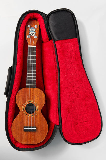 Kala KA-F8-MHG-S Pan Pacific All Solid Mahogany Figure 8 Soprano Ukulele With Bag