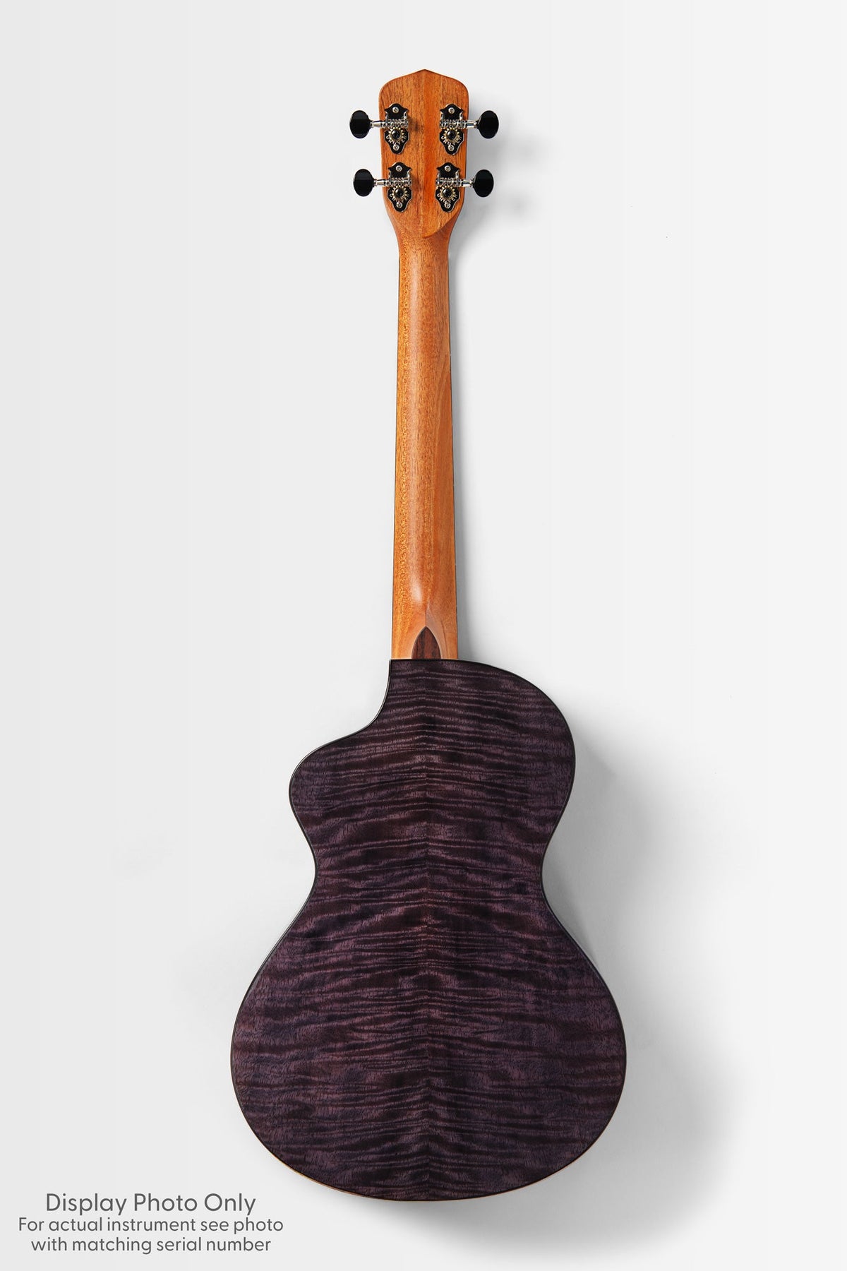 Kala KA-METD-BMR-B Metropolitan Deluxe Black Night Mango Baritone Ukulele With Bag