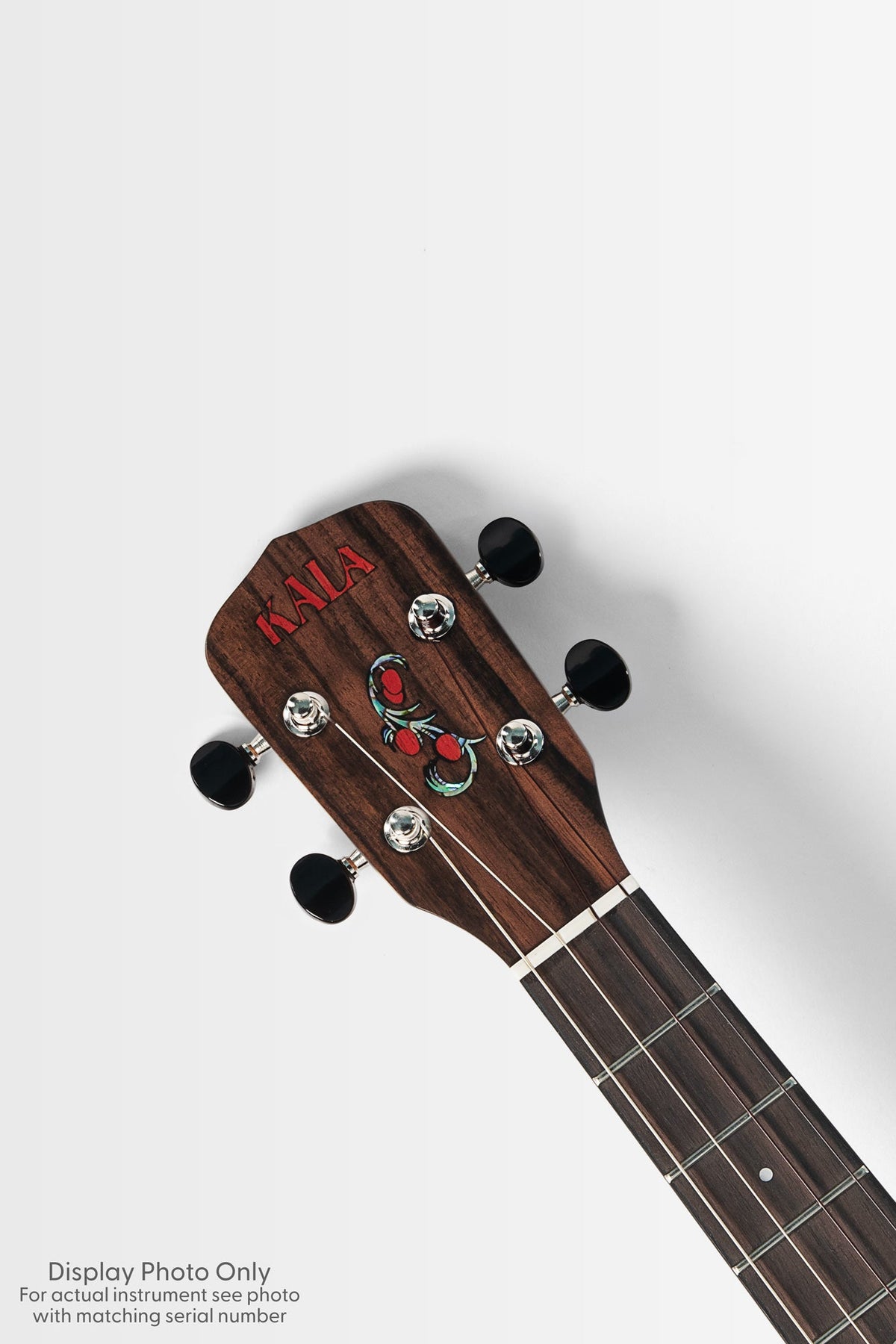 Kala KA-METD-BMR-B Metropolitan Deluxe Black Night Mango Baritone Ukulele With Bag