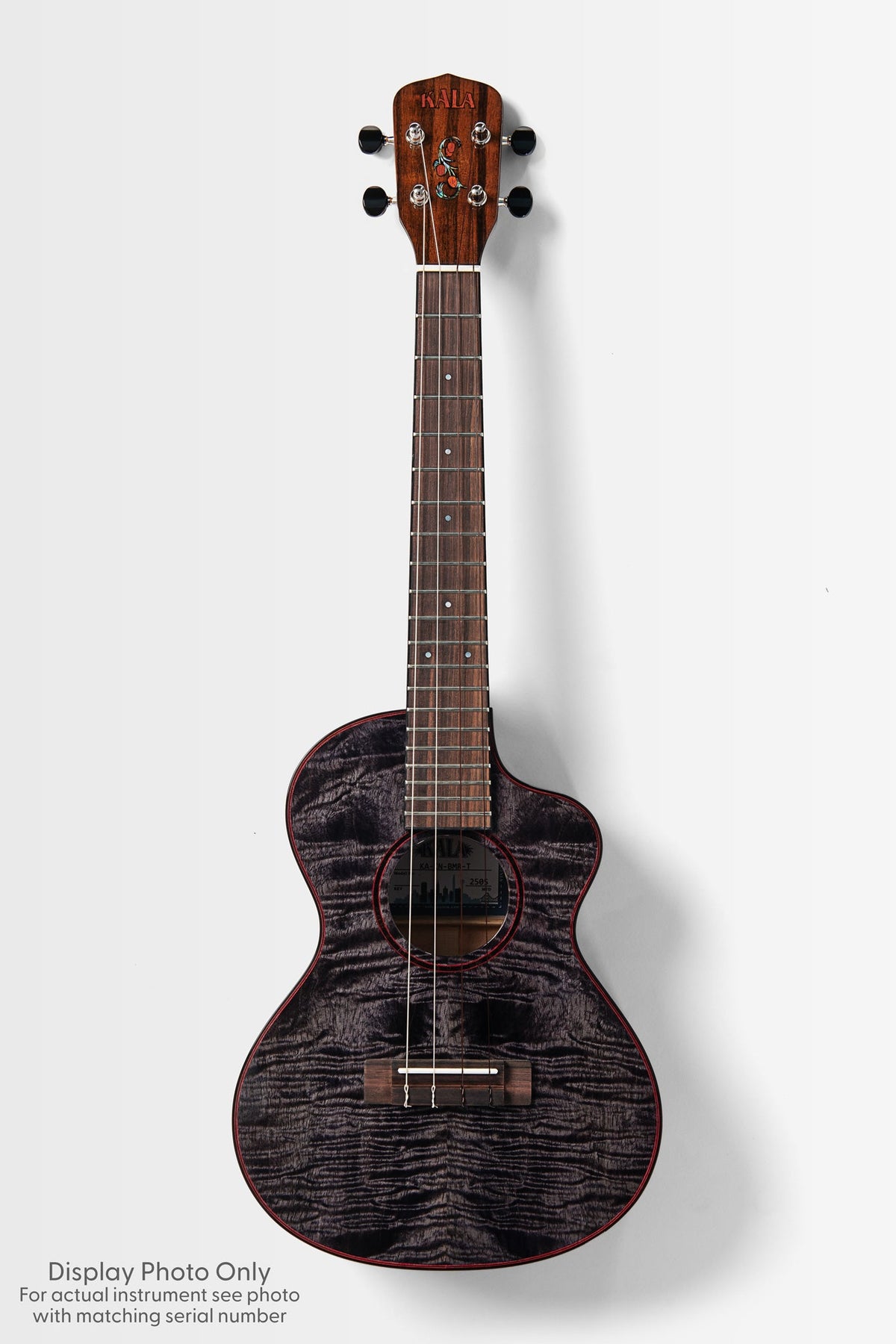 Kala KA-METD-BMR-T Metropolitan Deluxe Black Night Mango Tenor Ukulele With Bag