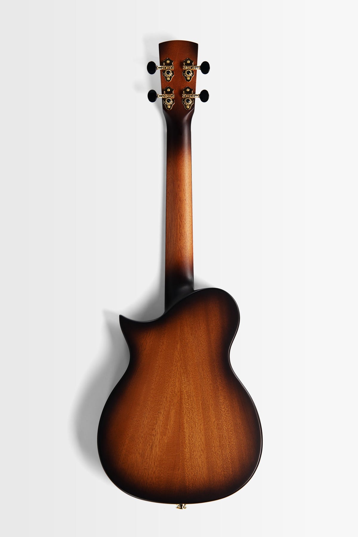 Kala KA-NS-AMB-MNG-TE Revelator Nautilus Horizon Amber Waves Mango Tenor Electro Ukulele With Bag