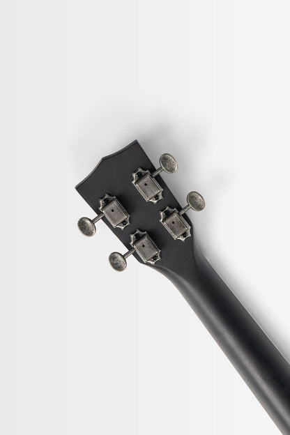 Kala KA-RES-BNI-T-E Brushed Nickel Tenor Resonator Ukulele with EQ With Bag